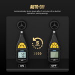 AUTOOL TR401 Digital Anemometer, Handheld Wind Speed Meter For Measuring Wind Speed, Temperature In Automotive Air Conditioning System