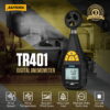 AUTOOL TR401 Digital Anemometer, Handheld Wind Speed Meter For Measuring Wind Speed, Temperature In Automotive Air Conditioning System