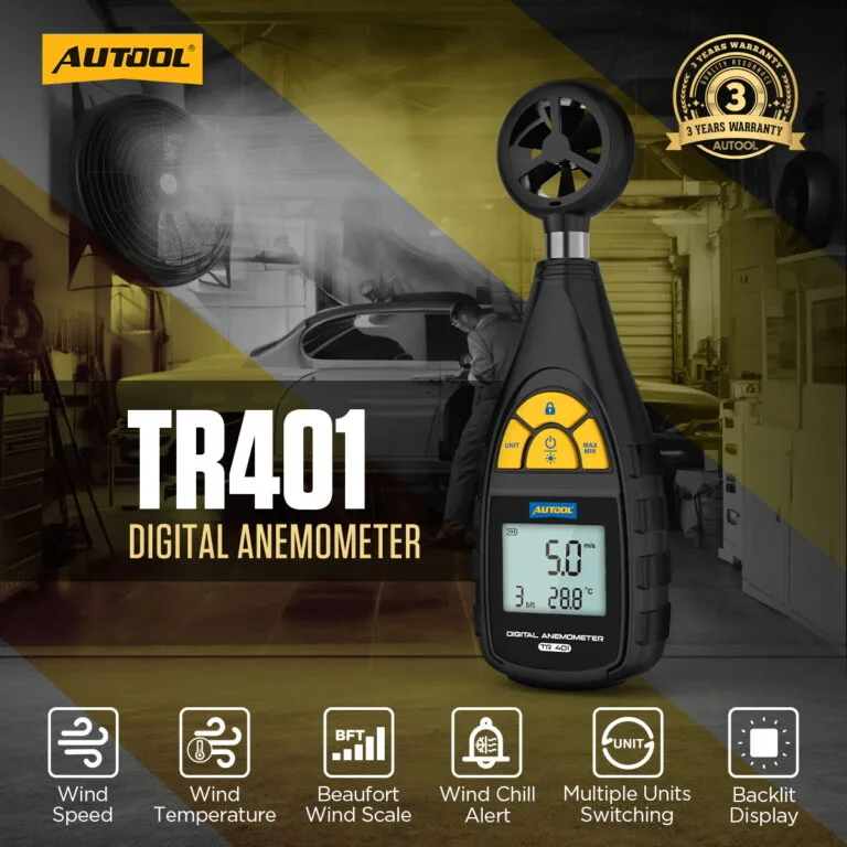 AUTOOL TR401 Digital Anemometer