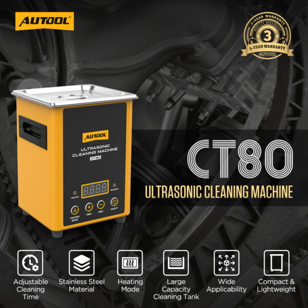 AUTOOL CT80 Ultrasonic Cleaning Machine