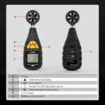 AUTOOL TR401 Digital Anemometer Handheld Wind