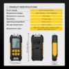 AUTOOL PT530 Digital Manometer Dual Port Pressure Gauge