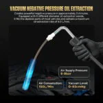AUTOOL OD760 80 L Pneumatic Oil Extractor and Drainer Station with 61-Piece Tool Set