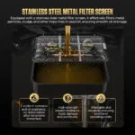 AUTOOL OD760 80 L Pneumatic Oil Extractor and Drainer Station with 61-Piece Tool Set