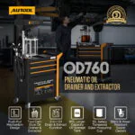 AUTOOL OD760 80 L Pneumatic Oil Extractor and Drainer Station with 61-Piece Tool Set