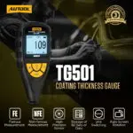 AUTOOL TG501 Coating Thickness Gauge Accurately Measures 0-2000μm