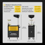 AUTOOL OD760 Engine Oil Extractor pneumatic