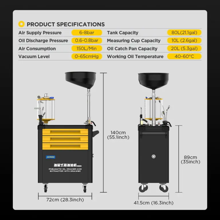 AUTOOL OD760 Engine Oil Extractor pneumatic
