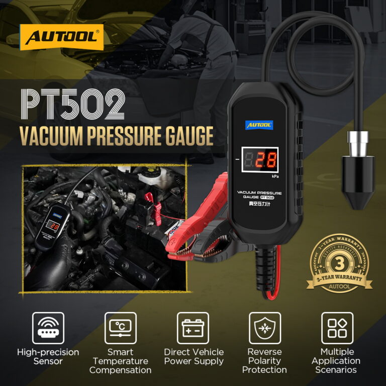 AUTOOL PT502 Vaccum Pressure Gauge