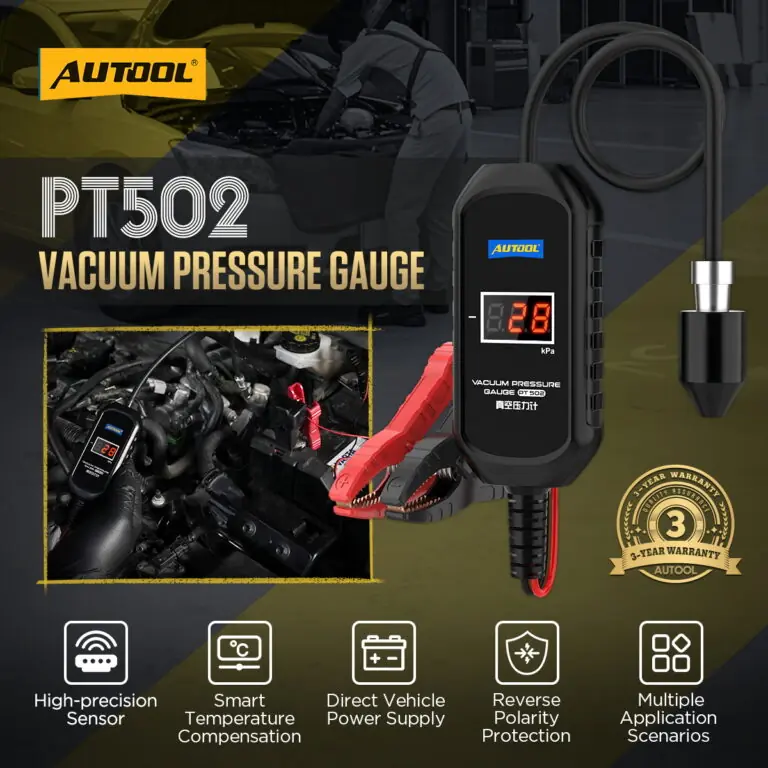 AUTOOL PT502 Vaccum Pressure Gauge
