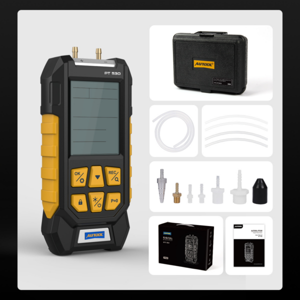 AUTOOL PT530 Digital Manometer Dual Port