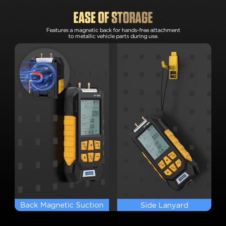 AUTOOL PT530 Digital Manometer Dual Port