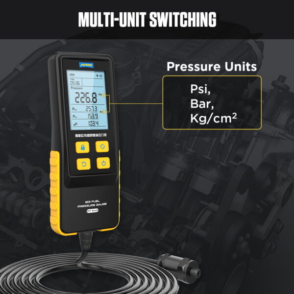AUTOOL PT640 GDI Fuel Pressure Gauge