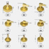 AUTOOL 17-Piece Brake Fluid changer Adapters