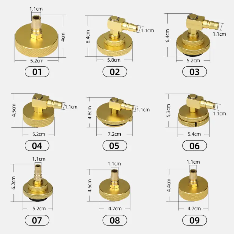 AUTOOL 17-Piece Brake Fluid changer Adapters