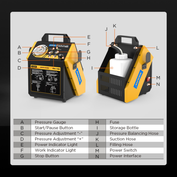 AUTOOL AST612 Pulsating Brake Fluid Bleeder
