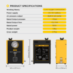 AUTOOL SDT60 Automotive Smoke Machine Leak Detector with Pressure Gauge