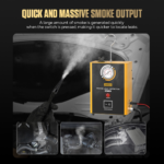 AUTOOL SDT60 Automotive Smoke Machine Leak Detector with Pressure Gauge