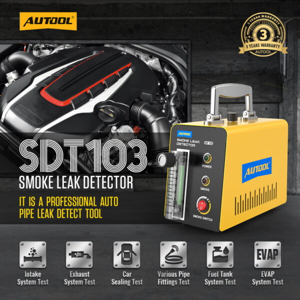 Automotive Smoke Tester for EVAP System 12V- AUTOOL SDT103