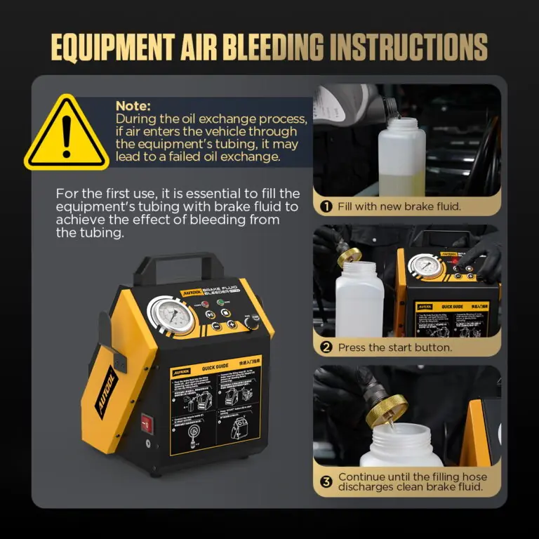 AUTOOL AST612 12V Two-Wheel Pulsating Brake Fluid Bleeder