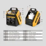 AUTOOL AST612 12V Two-Wheel Pulsating Brake Fluid Bleeder