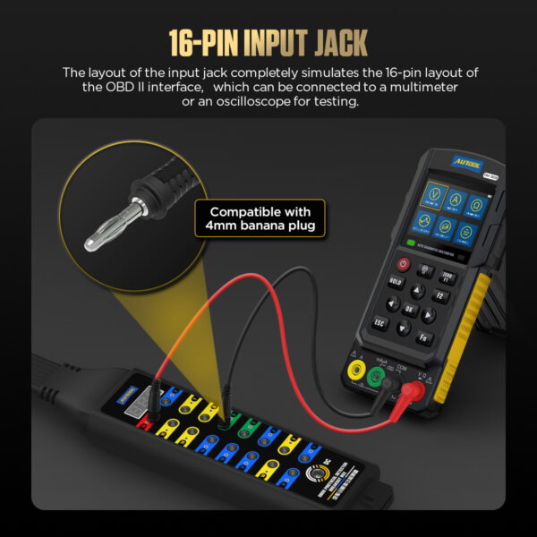 AUTOOL OBD2 Breakout Box Protocol Detector