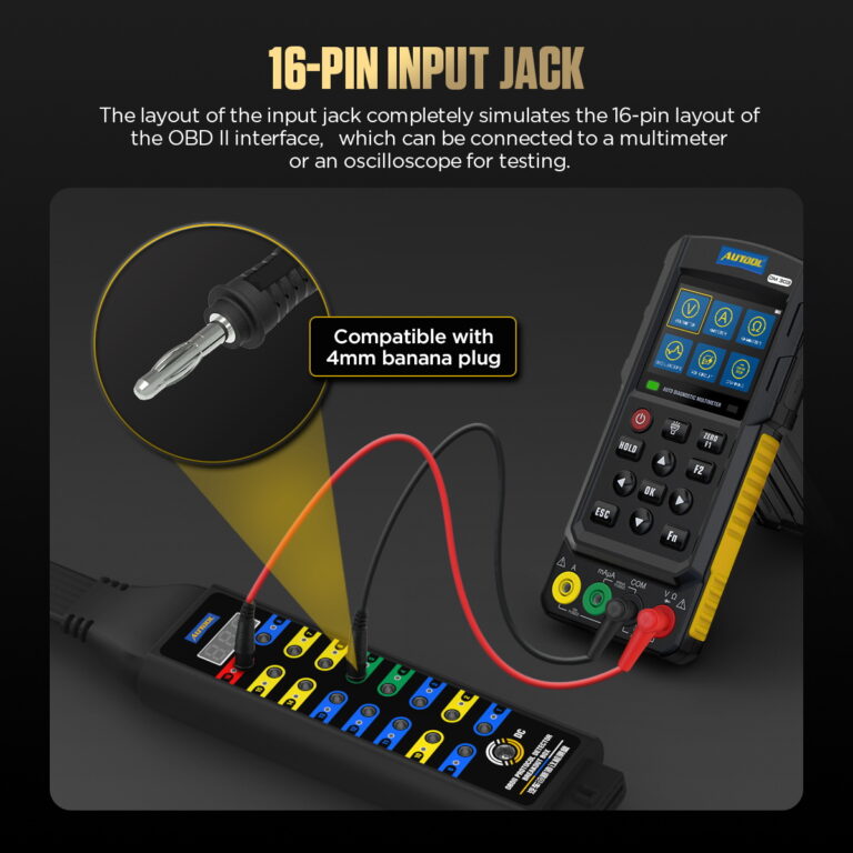 AUTOOL OBD2 Breakout Box Protocol Detector
