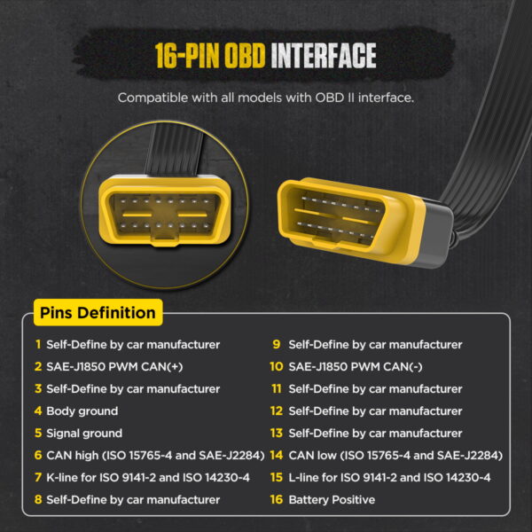 AUTOOL OBD2 Breakout Box Protocol Detector