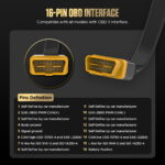 AUTOOL OBD2 Breakout Box Protocol Detector