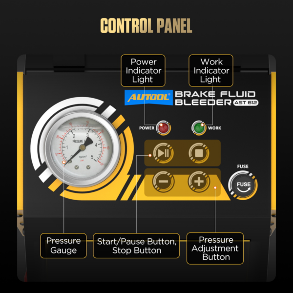 AUTOOL AST612 Pulsating Brake Fluid Bleeder