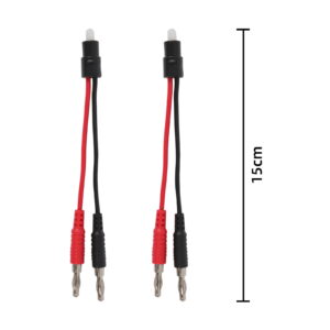 AUTOOL 48PCS Test Lead Kit Banana Plug To Test Hook Cable Replaceable Multimeter Probe Test Wire Probe Alligator Clip
