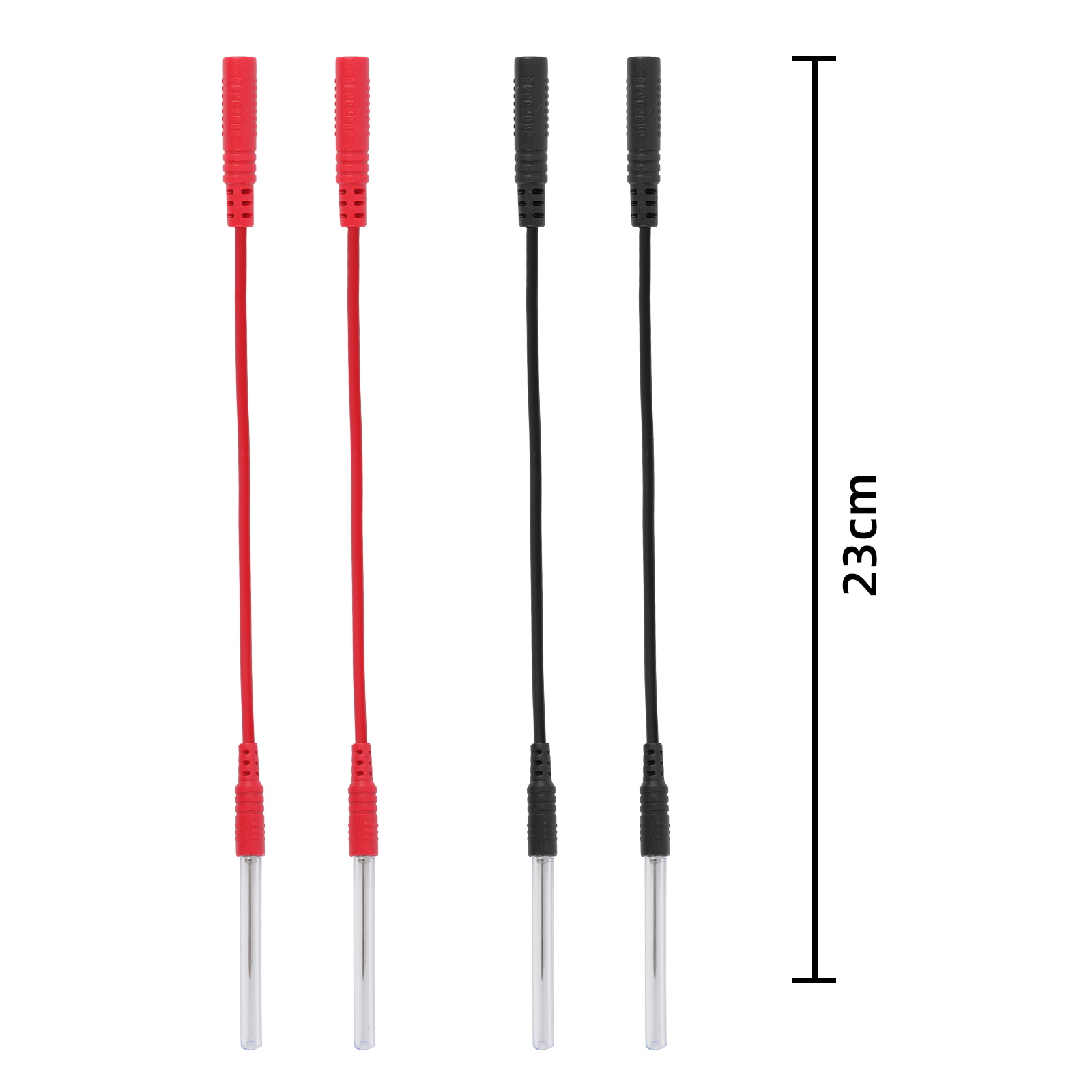 AUTOOL 48PCS test lead set red and black probe leads 23cm