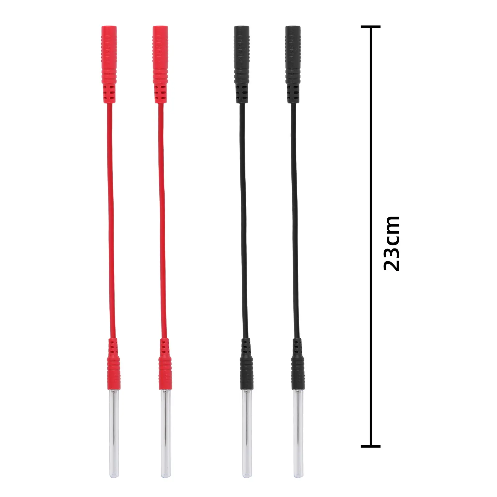 AUTOOL 68PCS red and black 1.0 probe leads 23 cm