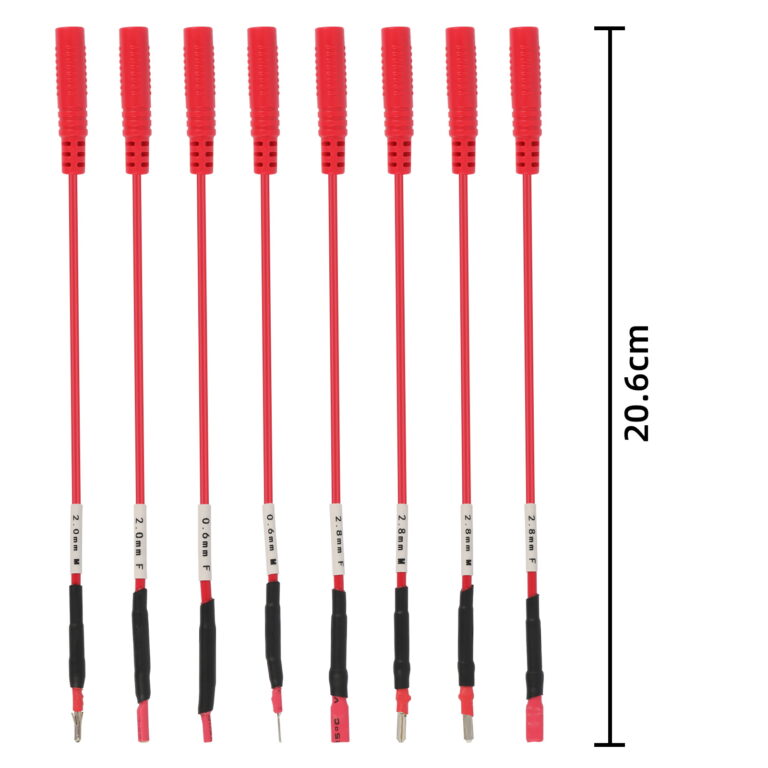 AUTOOL 48PCS Test Lead Kit Banana Plug To Test Hook Cable Replaceable Multimeter Probe Test Wire Probe Alligator Clip