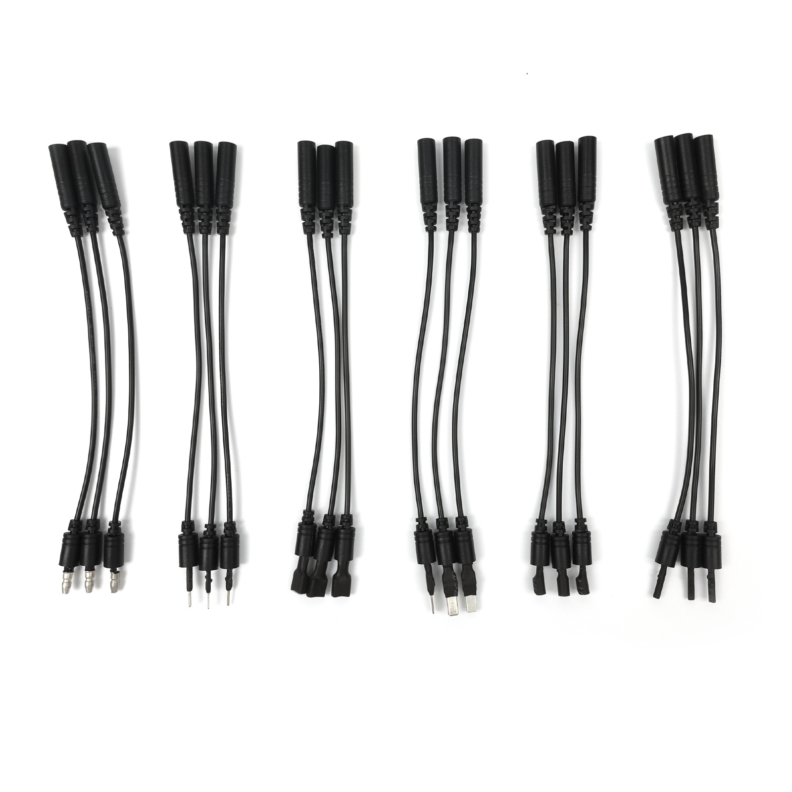 AUTOOL test lead set black terminal lead group