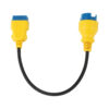 AUTOOL 42 CM Car OBD2 Reinforced Nylon Extension Cord 38PIN TO 16PIN Male to Female Cable for Benz