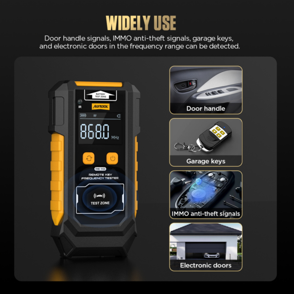 AUTOOL RE110 Auto Remote Key Frequency Tester/Infrared Test/Button Battery Test