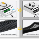AUTOOL 42 CM Car OBD2 Reinforced Nylon Extension Cord 38PIN TO 16PIN Male to Female Cable for Benz