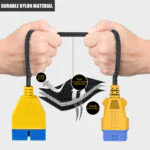 AUTOOL GM 12-Pin to 16-Pin 41cm OBD2 Adapter Cable