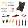 AUTOOL 92PCS Automotive Circuit Test Leads Kit, Multimeter Test Leads Kit with Carrying Case, Electrical Testers Wire Connectors Adapter Cables with Alligator Clips
