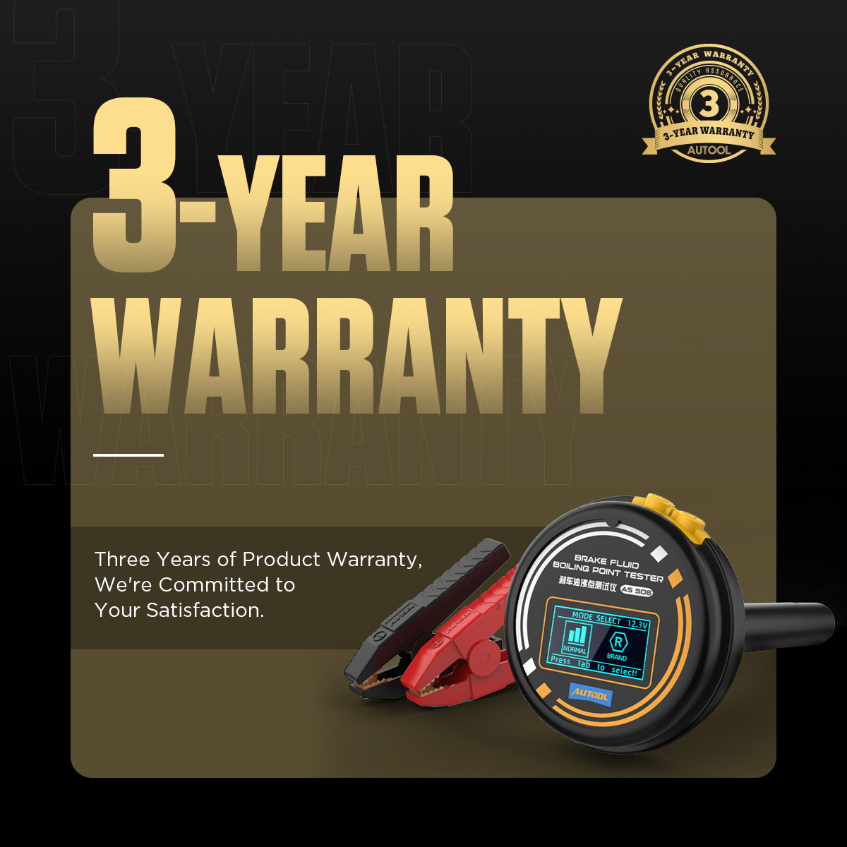 AUTOOL AS506 brake fluid tester with 3 year warranty image