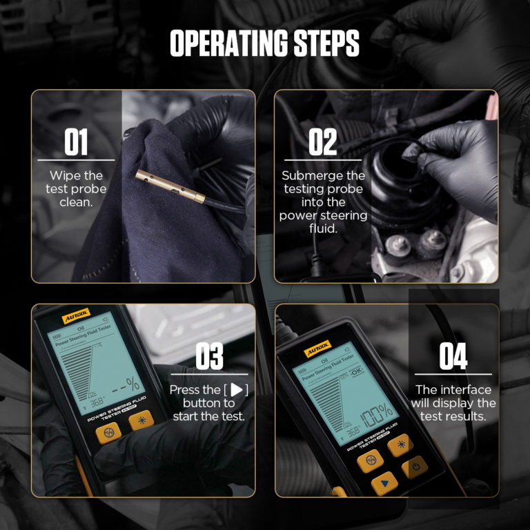 AUTOOL AS507 Power Steering Fluid Tester High Precision probe