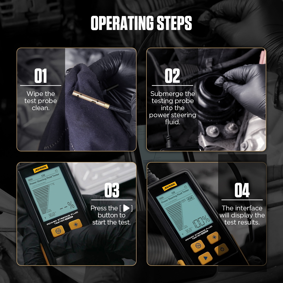 AUTOOL AS507 operation steps