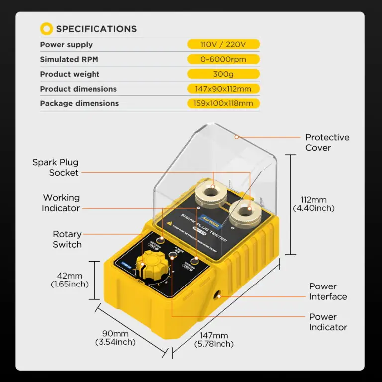 AUTOOL CT450 Ultrasonic Fuel Injector Cleaner