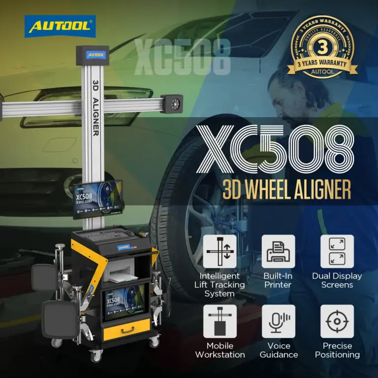 AUTOOL XC508 3D Wheel Alignment Machine Overview for 2024