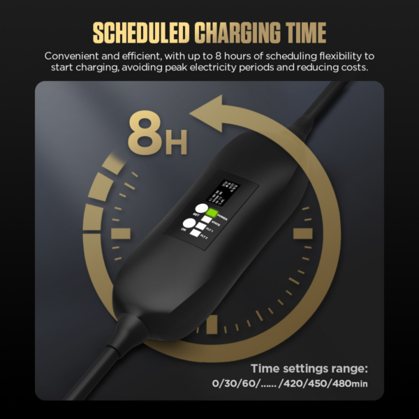 Portable EV Charger AUTOOL C350  with IP65 charging Cable