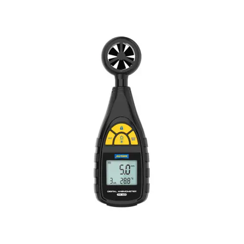 AUTOOL TR401 Digital Anemometer, Handheld Wind Speed Meter For Measuring Wind Speed, Temperature In Automotive Air Conditioning System