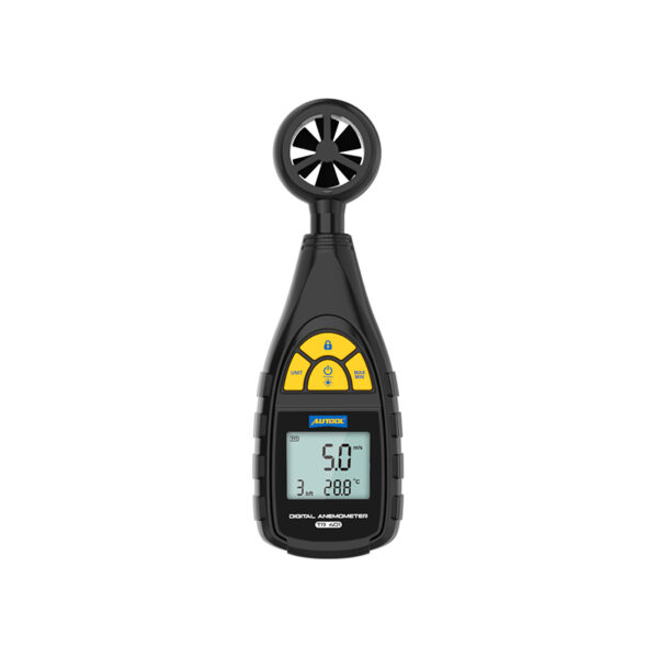 AUTOOL TR401 Digital Anemometer, Handheld Wind Speed Meter For Measuring Wind Speed, Temperature In Automotive Air Conditioning System