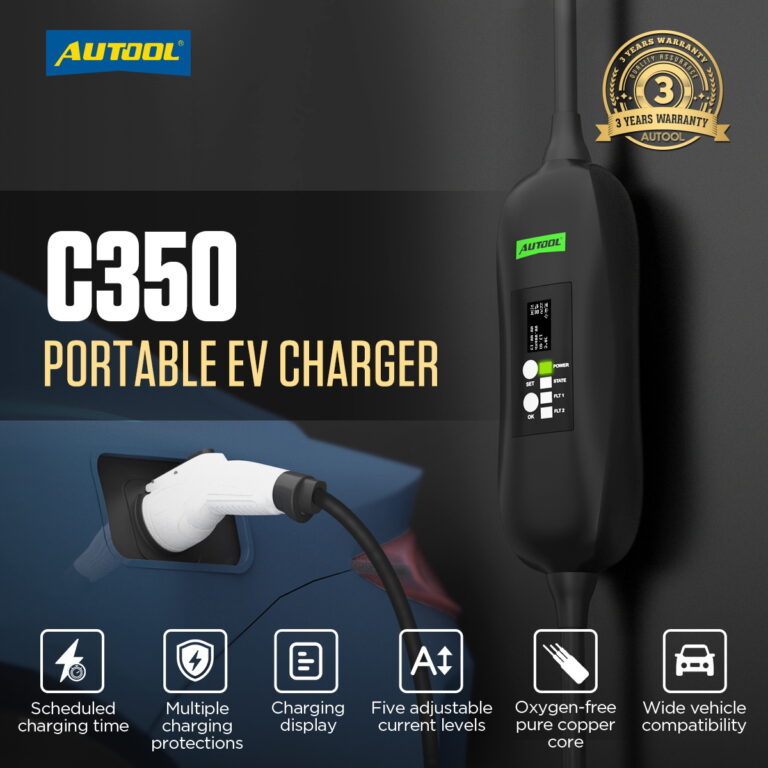 AUTOOL C350 IP65 charging Cable