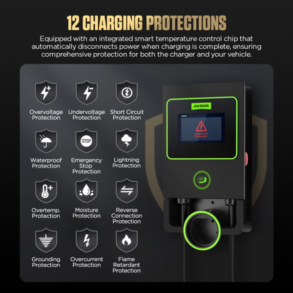 AUTOOL C701 Electric Car Charger for Home